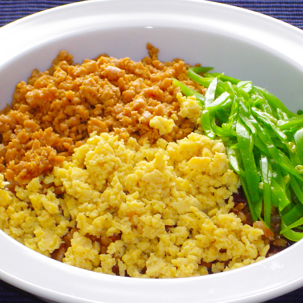 Chicken Soboro Donburi Recipe